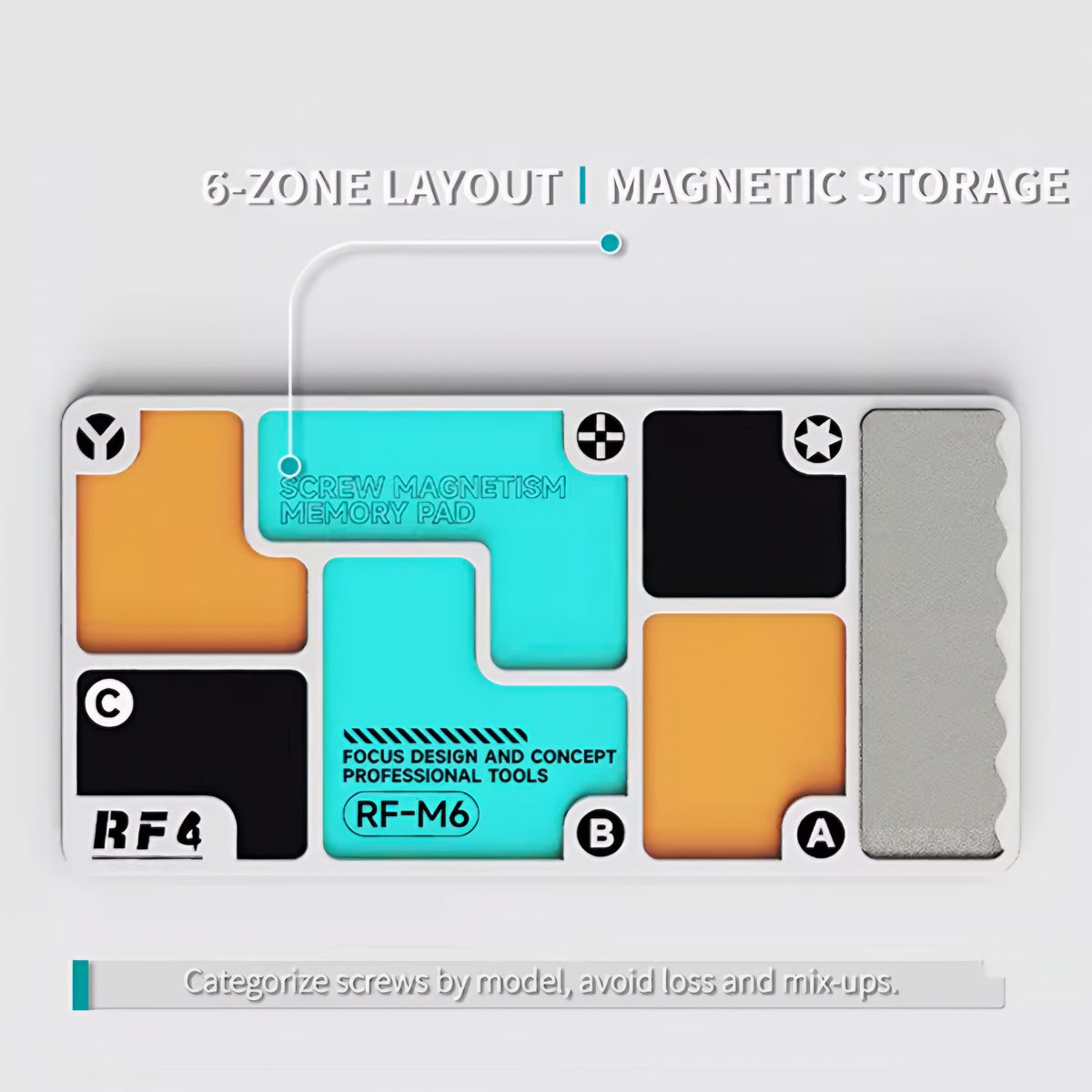Magnetpad Schrauben RF4 RF-M6