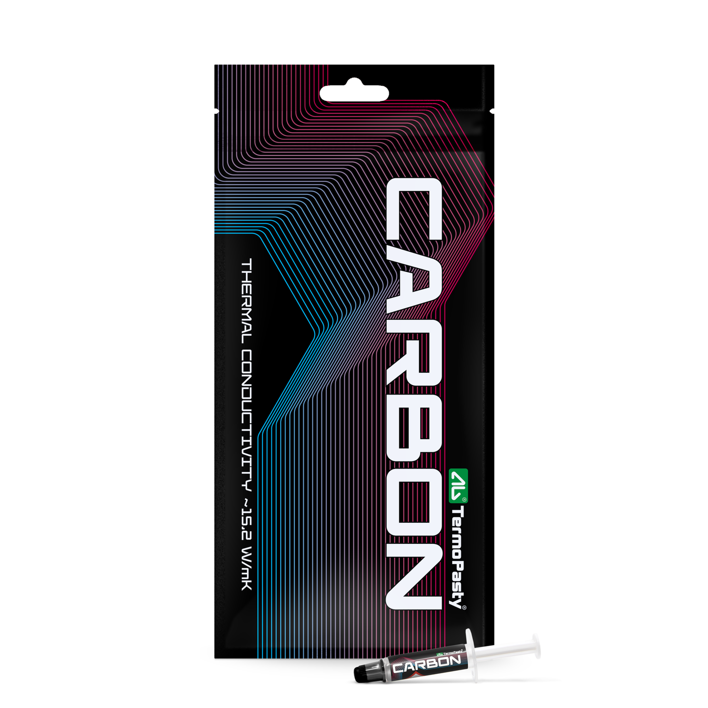 Wärmeleitpaste AG Termopasty Carbon, Spritzen-Typ, 1g ART.AGT-324