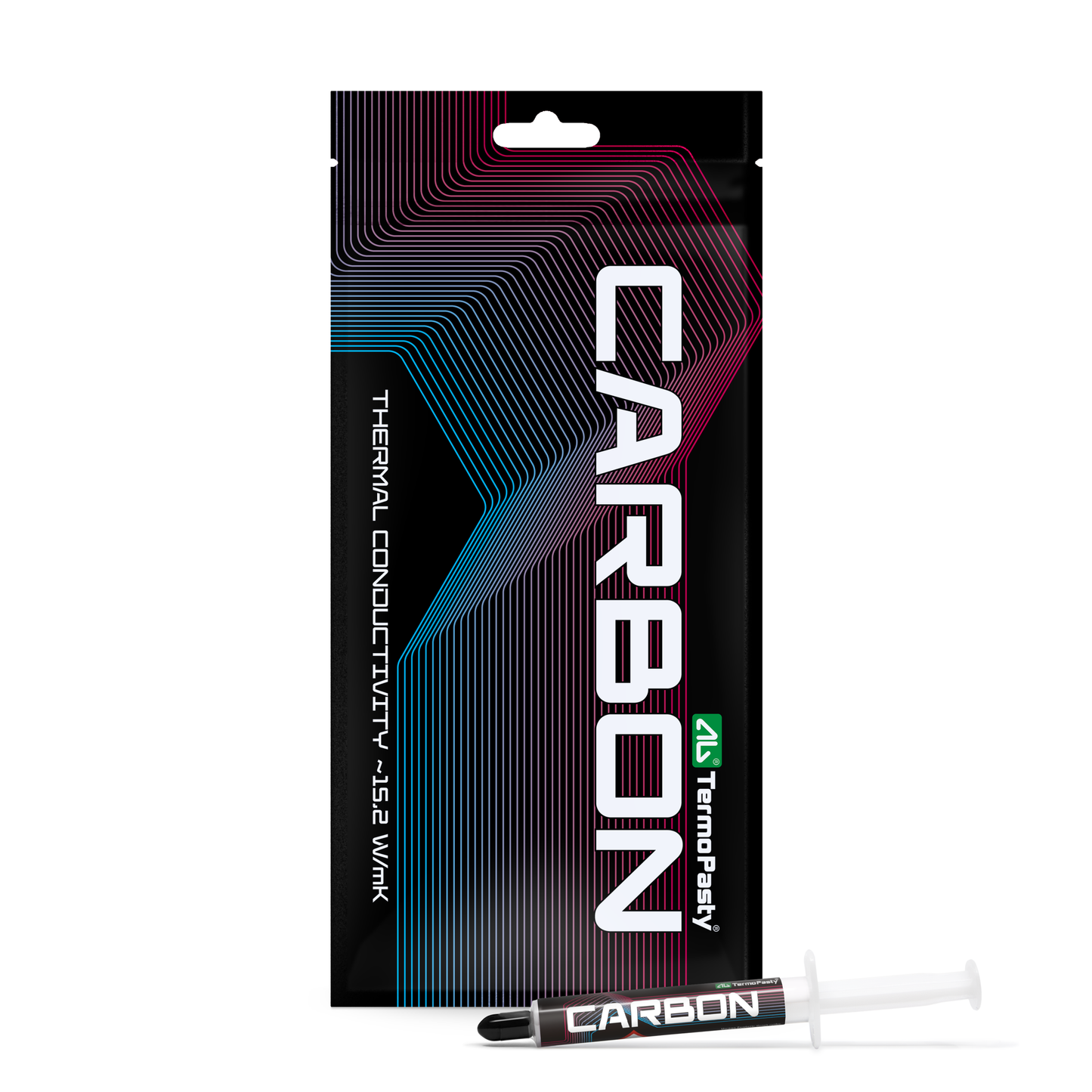 Wärmeleitpaste AG Termopasty Carbon, Spritzen-Typ, 3g ART.AGT-325