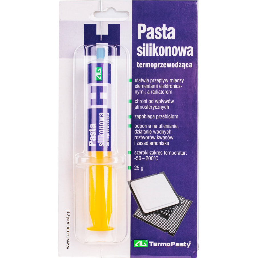Wärmeleitpaste AG Termopasty, Spritzen-Typ, 25g ART.AGT-056