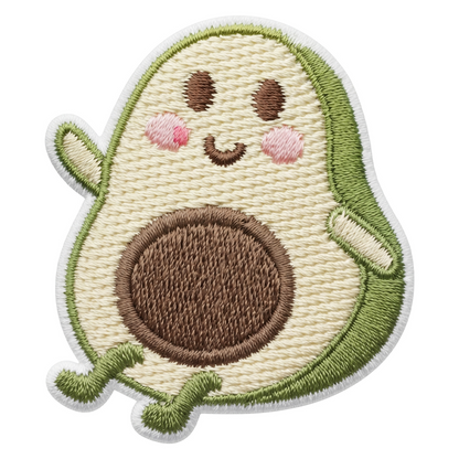 Patch / Textile Patch OEM Avocado, Set of 3 pieces, Multicolor
