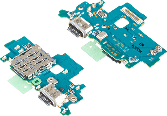 Ladeanschlussplatine - Mikrofon - SIM-Kartenlesermodul Samsung Galaxy A37 5G, Service Pack GH96-21038A