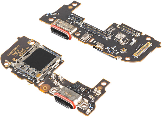 Ladeanschlussplatine - Mikrofon - SIM-Kartenlesermodul Motorola Edge 70 Pro, Service Pack 5B28C32413