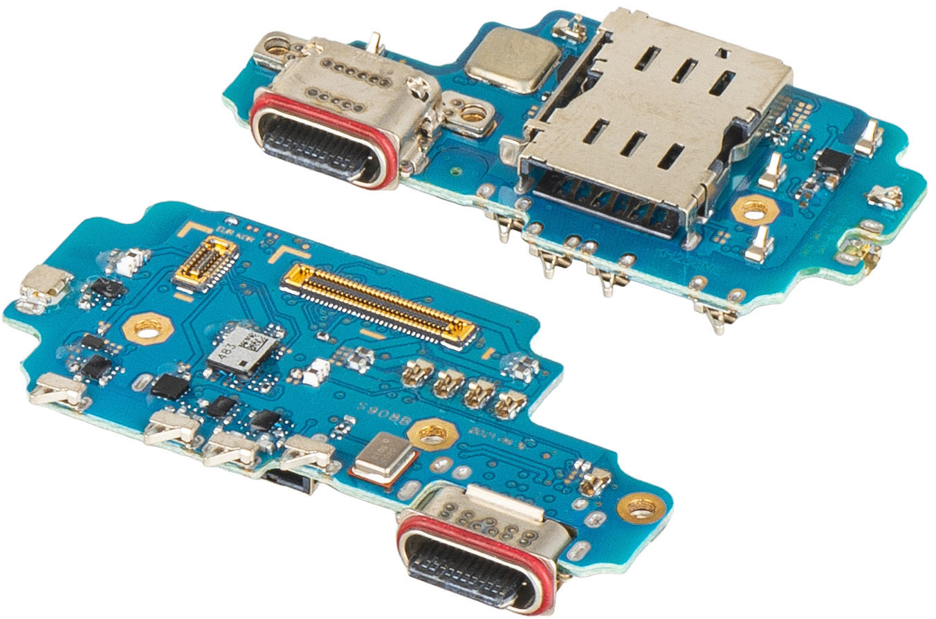 Charging Connector Board - Microphone - SIM Reader Module Samsung Galaxy S22 Ultra 5G S908