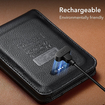 ESR Classic Geo Wallet with Find My Function and RFID Protection, Black, Resealed