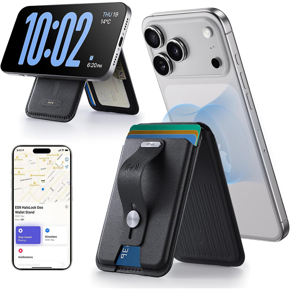 MagSafe Geldbörse, ESR, Findy my Wallet, Schwarz