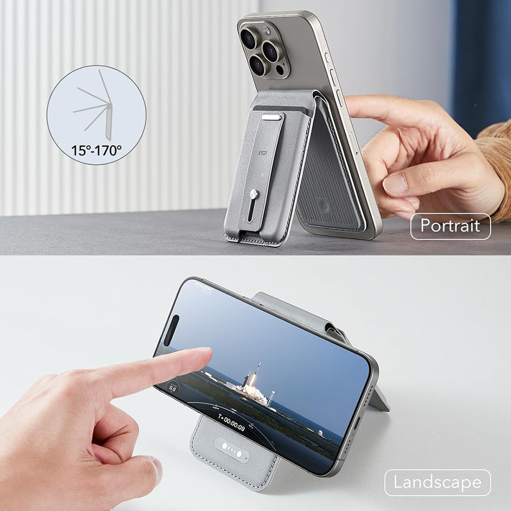 Magsafe Geldbörse, ESR, Findy my Wallet, Grau