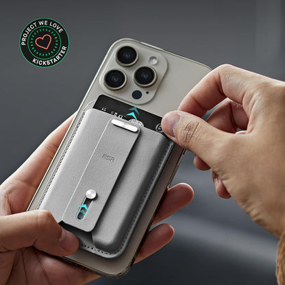 Magsafe Geldbörse, ESR, Findy my Wallet, Grau