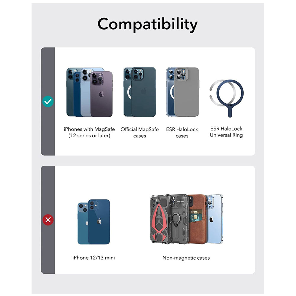 Magsafe Geldbörse, ESR, Ständer, Braun