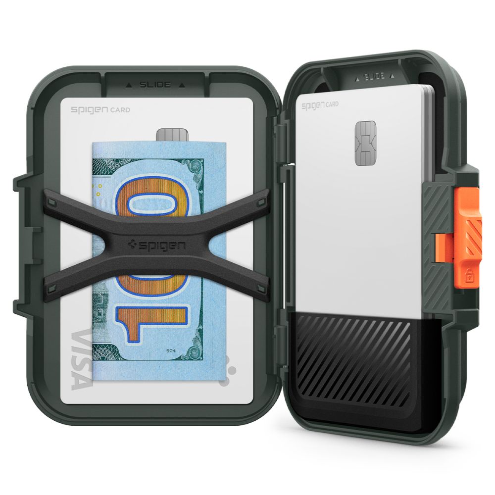 Magsafe Geldbörse, Spigen, Lock Fit, Grün