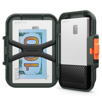 Magsafe Geldbörse, Spigen, Lock Fit, Grün