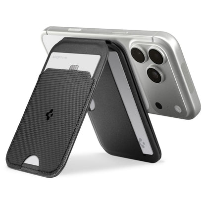 MagSafe Wallet, Spigen, Slim Fold Tripod S314-2, Black AFA10406