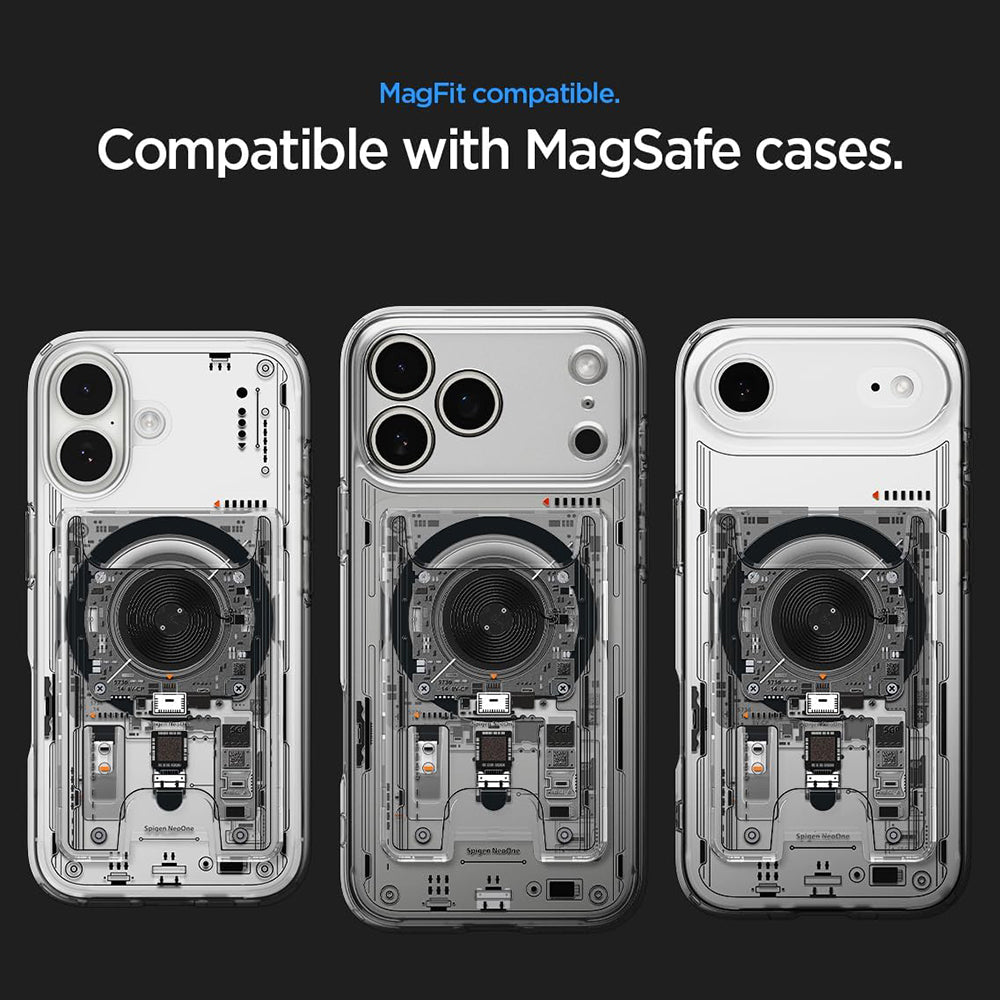 MagSafe-Geldbörse, Spigen, Ultra Hybrid Zero One, Transparent AFA11403