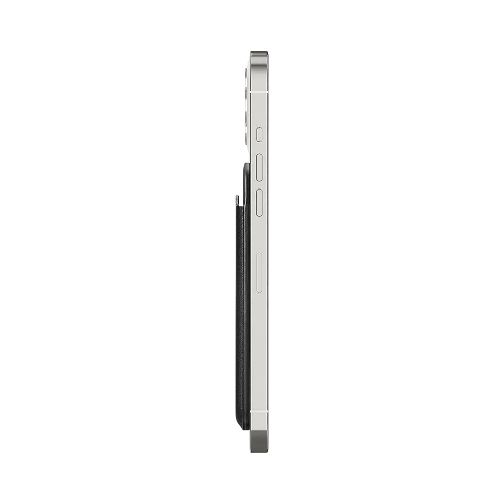 MagSafe Geldbörse, Spigen, Valentinus MagFit 2 Karten, Schwarz AMP02284