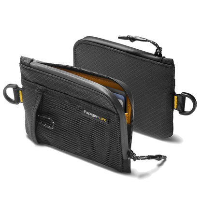 Spigen LF300 Geldbörse mit RFID-Schutz, Schwarz AFA11229