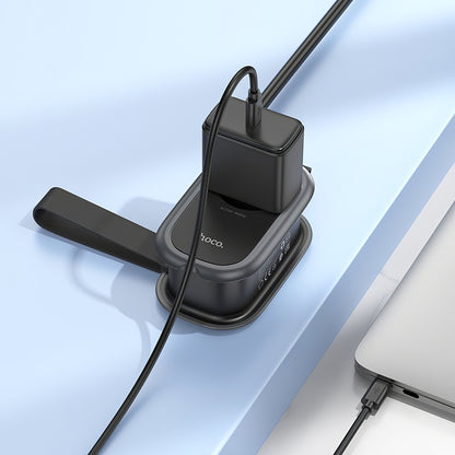 HOCO NS6 Verlängerungskabel, 1 x Schuko – 1 x USB-C – 2 x USB-A, Schwarz