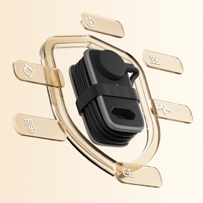 Orico APP Verlängerungskabel, 2 x Schuko - 2 x USB-A - 1 x USB-C, Schwarz Grau