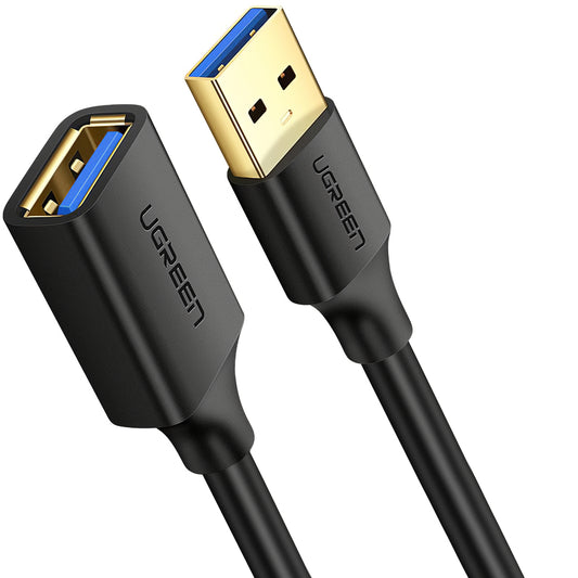 UGREEN US129 USB 3.0 Extension Cable, 1m, Black