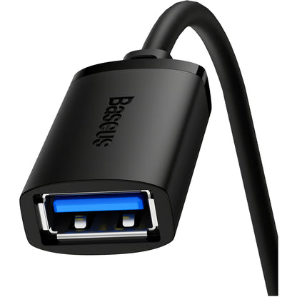 Baseus AirJoy USB-Extender, USB-A 3.0, 2 m, Schwarz