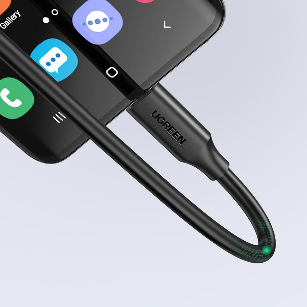 USB-C Verlängerungskabel UGREEN US353, 1m, Schwarz