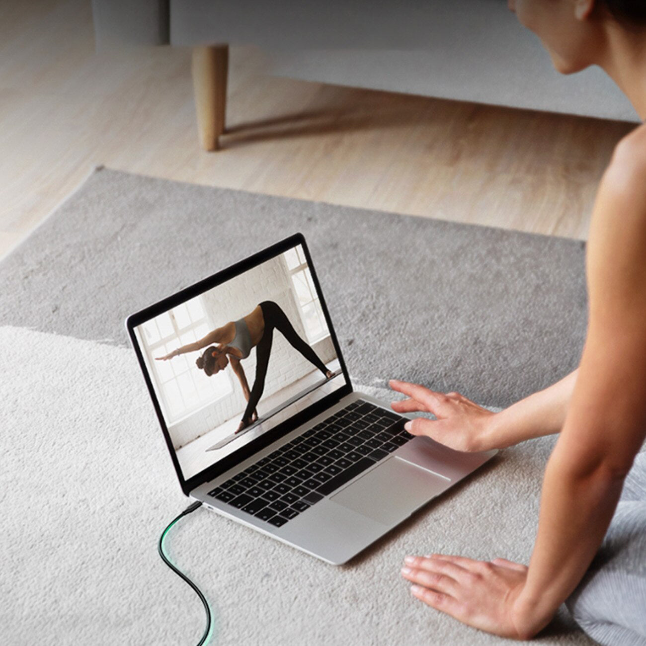 USB-C Verlängerungskabel UGREEN US353, 1m, Schwarz