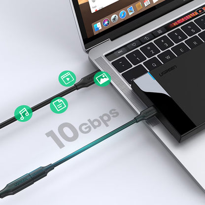 USB-C Verlängerungskabel UGREEN US353, 1m, Schwarz