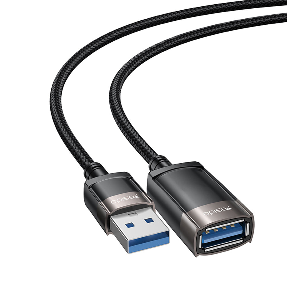 USB-Verlängerungskabel Yesido GS26, 1,5m, Grau