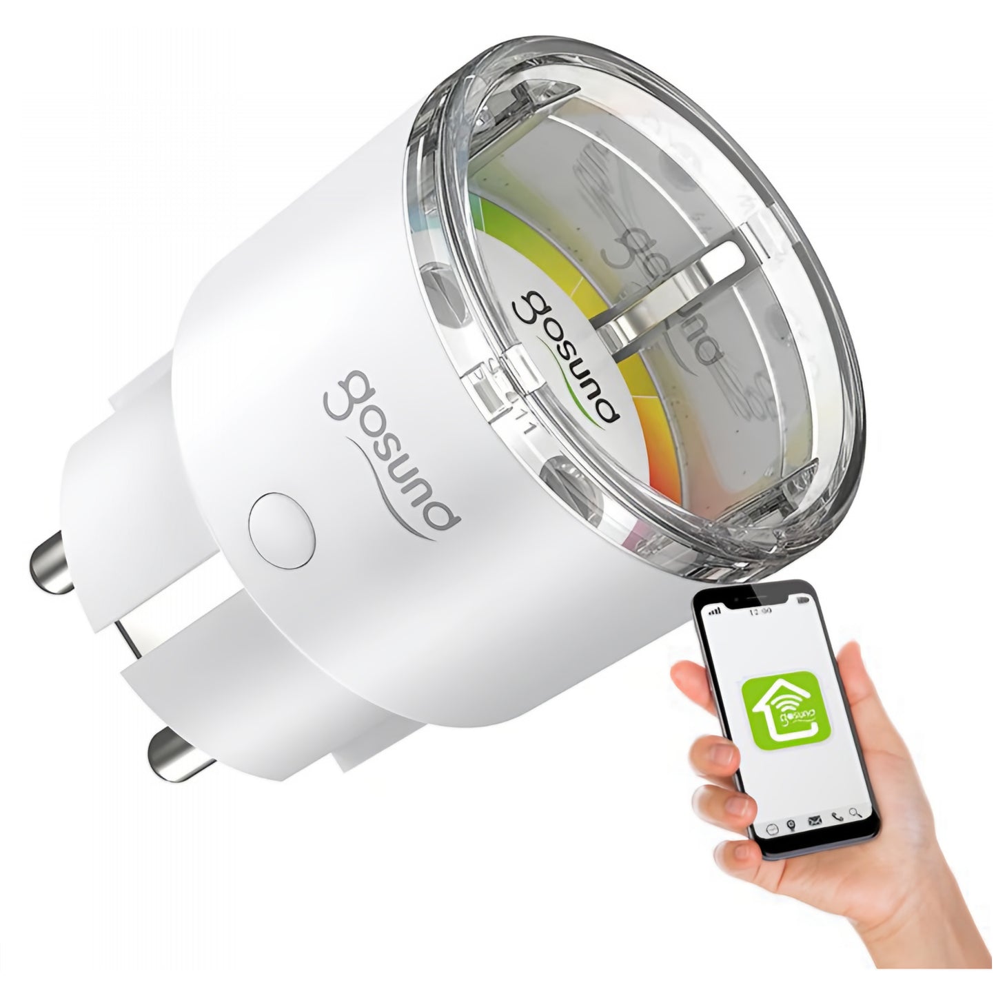 Gosund Smart EP2 Steckdose, Wi-Fi, 4er-Set