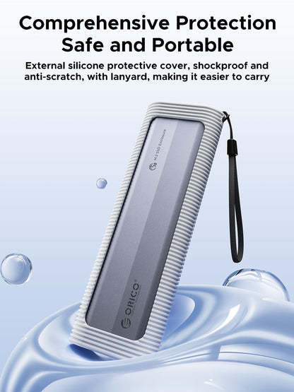 Orico AXM2-G2 Gehäuse für M.2 NVMe SSD, Grau