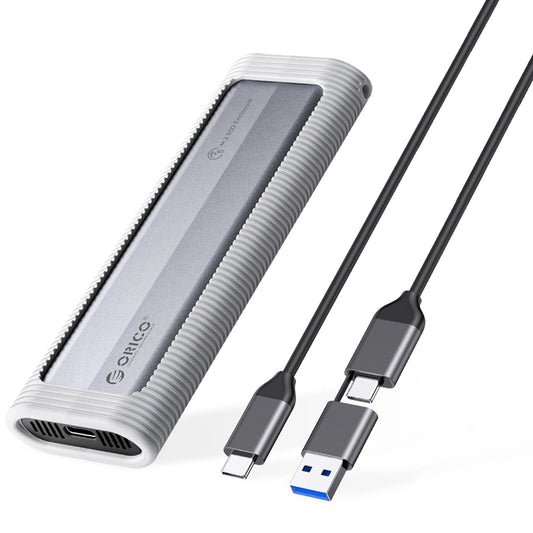 Orico AXM2F-V1 Gehäuse für SATA M.2 NGFF SSD, Grau