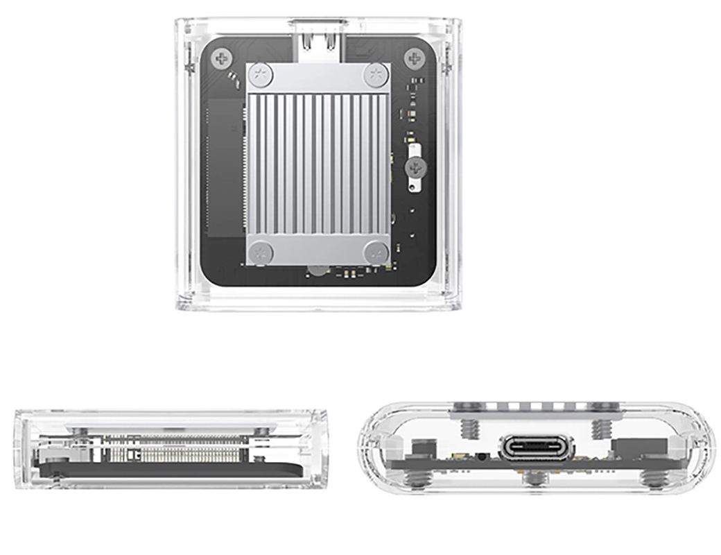 Orico TC20-M2-10G Gehäuse für SSD M.2 NVMe 2230, Transparent