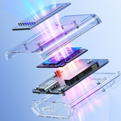 Orico TC20-M2-10G Gehäuse für SSD M.2 NVMe 2230, Transparent