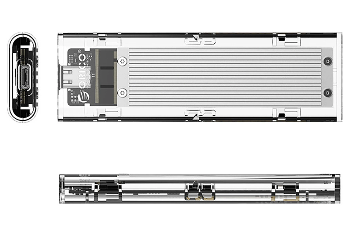 Orico TCM2-C3 Gehäuse für M.2 NVMe SSD, Grau