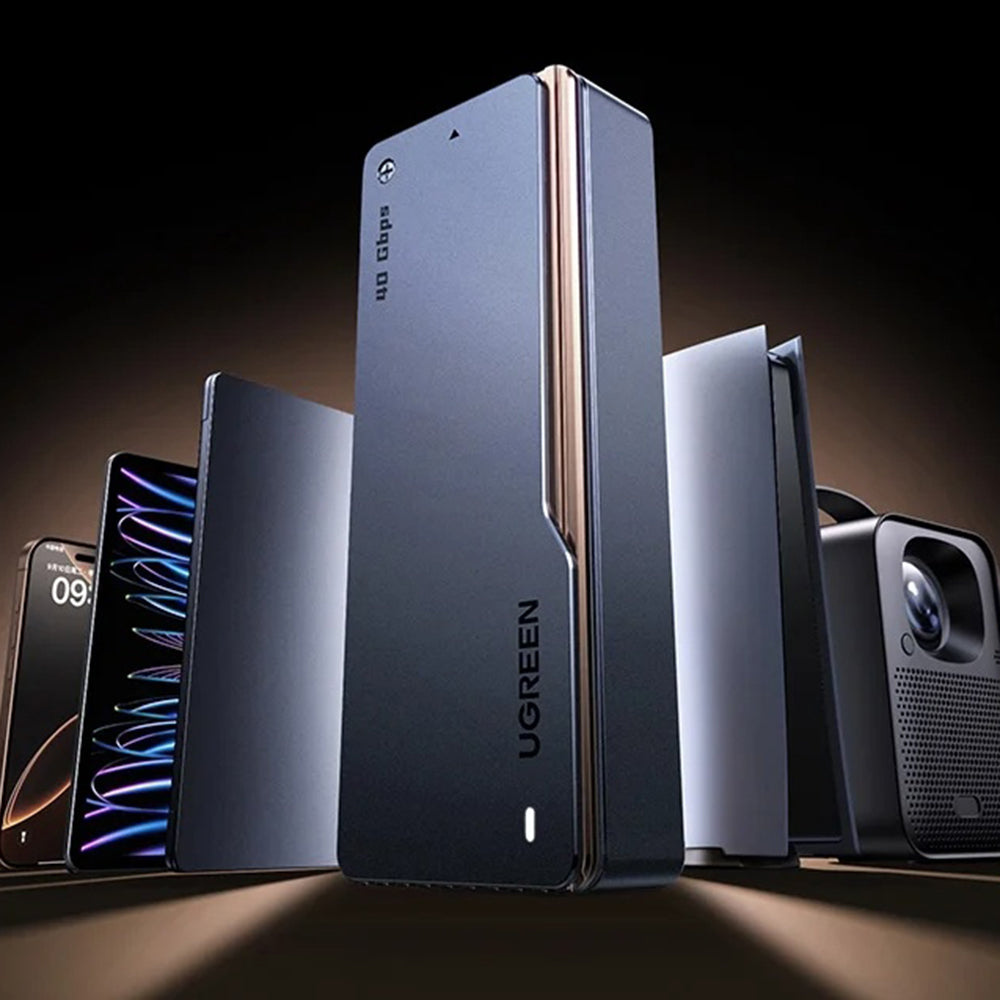 Rack UGREEN D703 (65727) für SSD M.2 NVMe, Schwarz