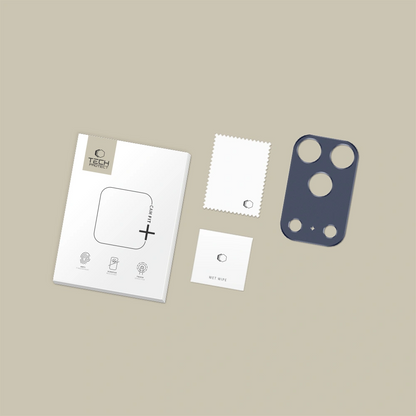 Schutzrahmen für die Rückkamera Tech-Protect Camalloy Fit+ für Apple iPhone 17 Pro, Aluminium, Marineblau