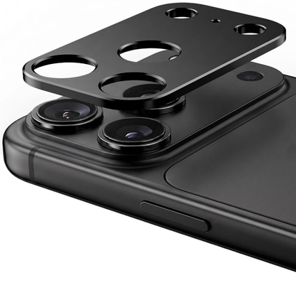 Tech-Protect Camalloy Fit+ Rückkamera-Schutzrahmen für Apple iPhone 18 Pro Max, Aluminium, Schwarz