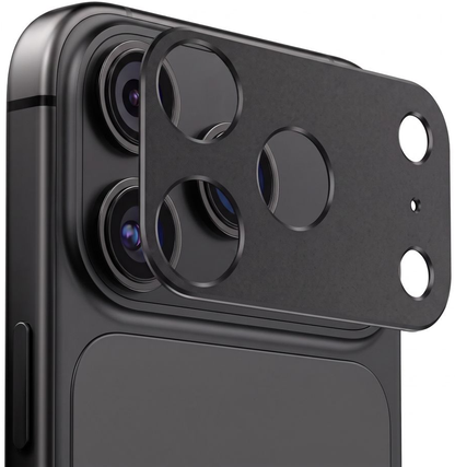 Tech-Protect Camalloy Fit+ Rückkamera-Schutzrahmen für Apple iPhone 18 Pro Max, Aluminium, Schwarz