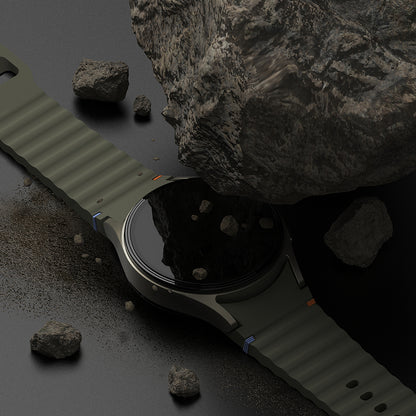 Ringke Premium Styling Schutzrahmen für Samsung Galaxy Watch7 44mm, Modell 3, Schwarz