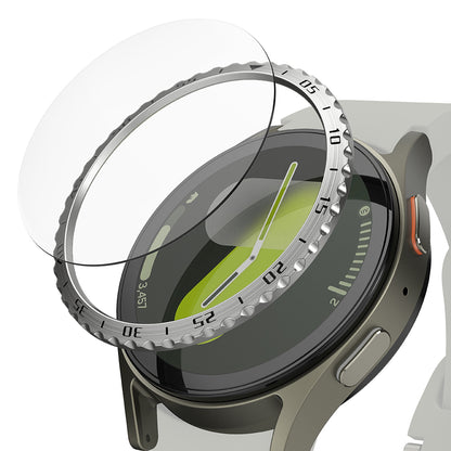Ringke Styling Schutzrahmen für Samsung Galaxy Watch7 40mm, Modell 5, Silber