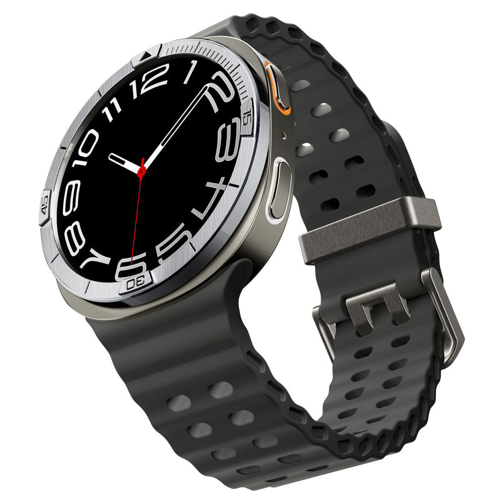 Schutzrahmen Spigen Tune Pilot für Samsung Galaxy Watch8 44mm, Silberfarben