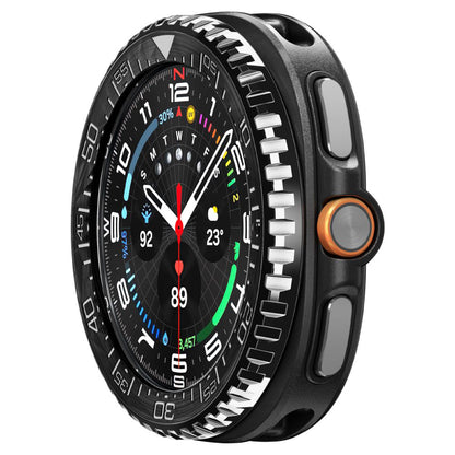 Spigen Tune Pro Diver Schutzrahmen für Samsung Galaxy Watch8 Classic, Schwarz