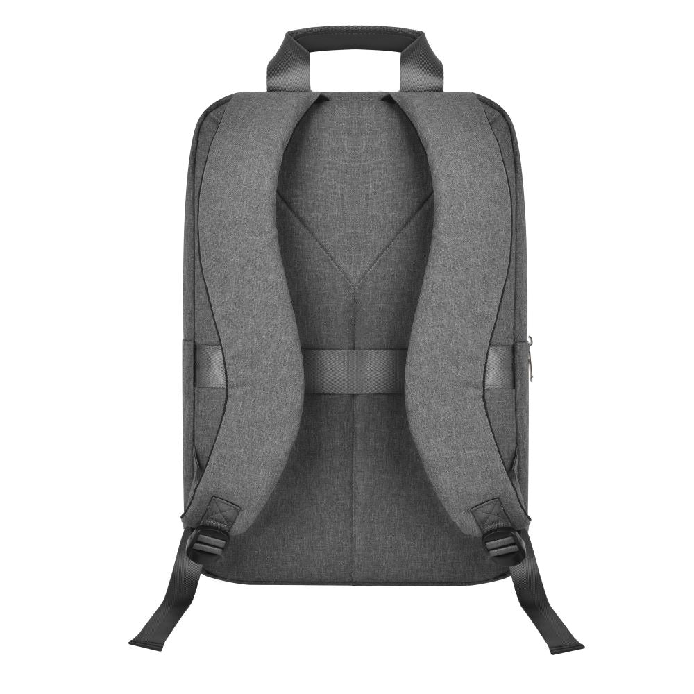 WiWu Minimalistischer Rucksack für Laptop 15,6 Zoll, Grau