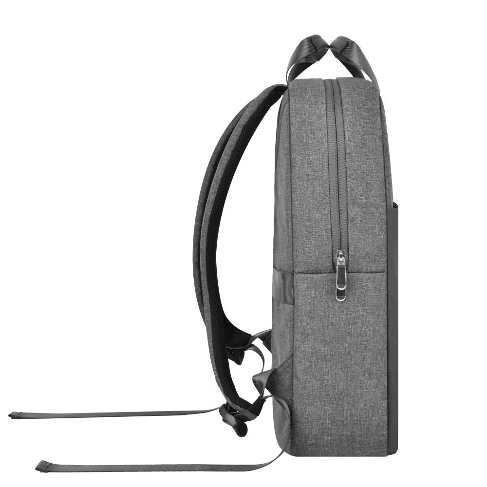 WiWu Minimalistischer Rucksack für Laptop 15,6 Zoll, Grau