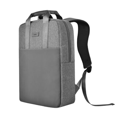 WiWu Minimalistischer Rucksack für Laptop 15,6 Zoll, Grau