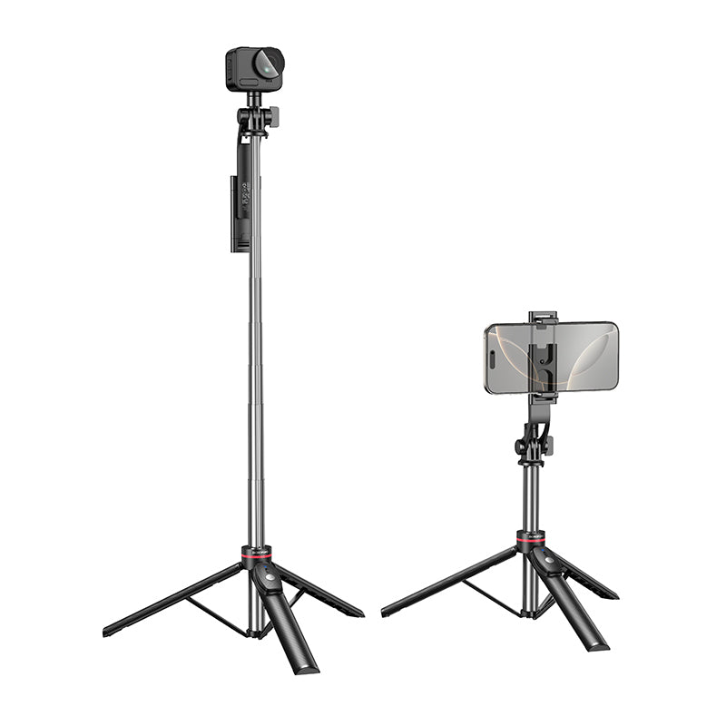 Bluetooth Selfie Stick Borofone BY15 Throne, 4,5 Zoll - 7 Zoll, Schwarz