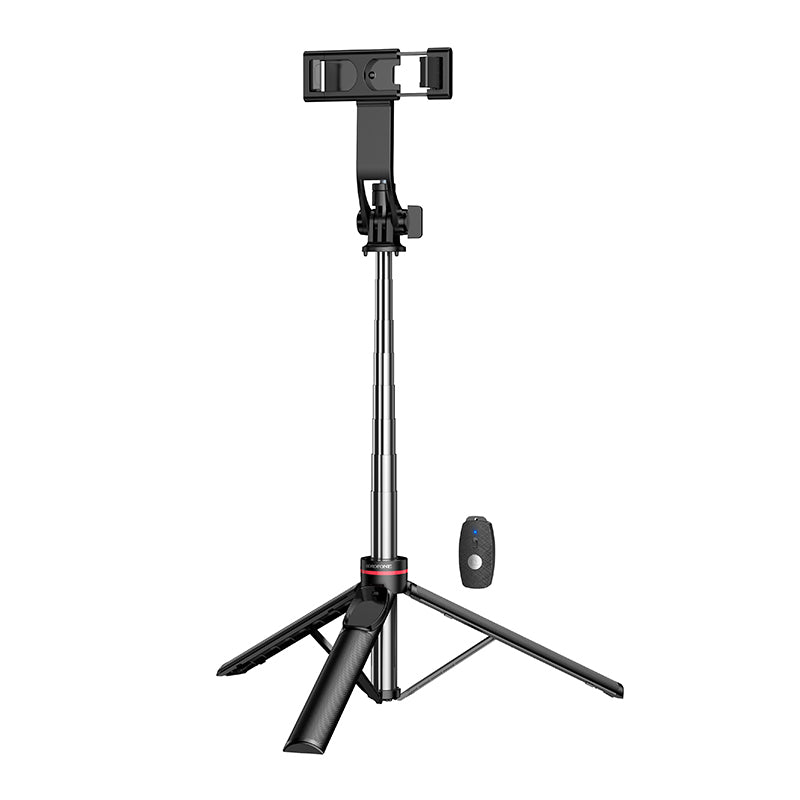 Bluetooth Selfie Stick Borofone BY15 Throne, 4,5 Zoll - 7 Zoll, Schwarz