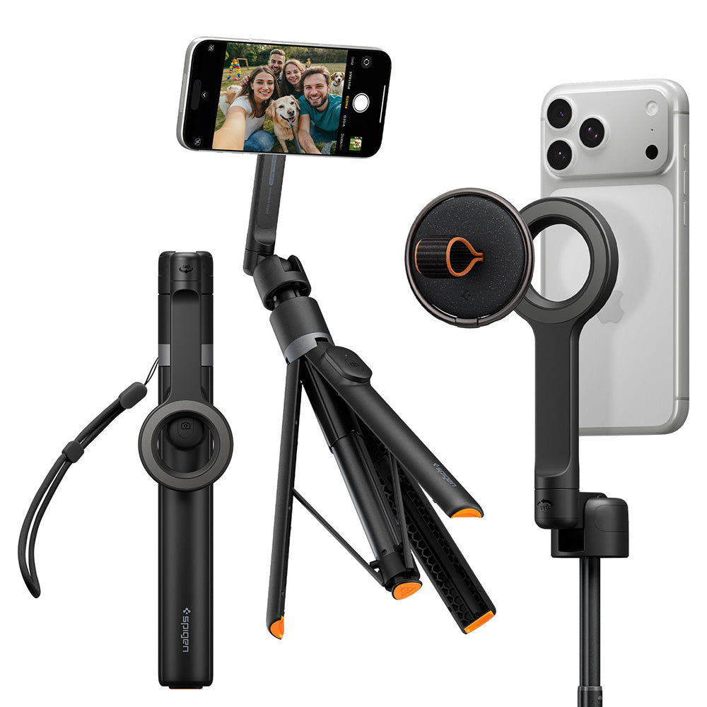 Selfie Stick Bluetooth Spigen S582W, Universal, Black AMP11372