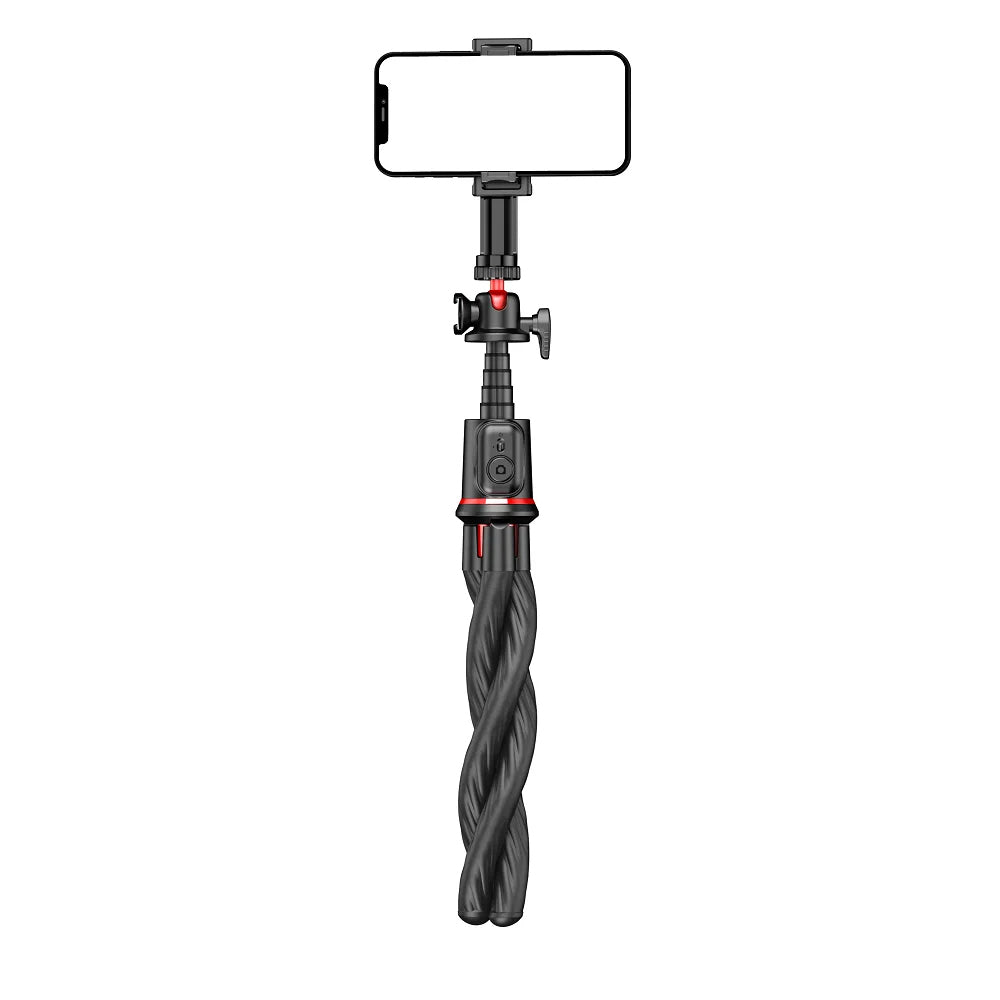 Selfie Stick Bluetooth Techsuit C03, Universal, Schwarz