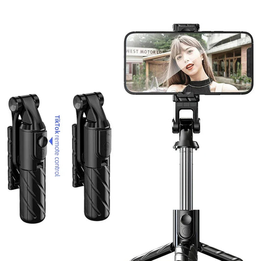 Selfie Stick Bluetooth Techsuit K03, Universal, Schwarz