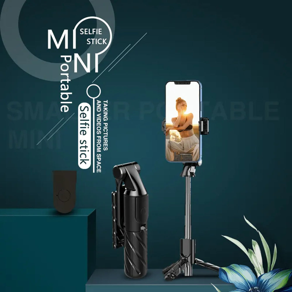 Selfie Stick Bluetooth Techsuit K03, Universal, Schwarz